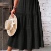 Mid-length Pleated Casual Skirt